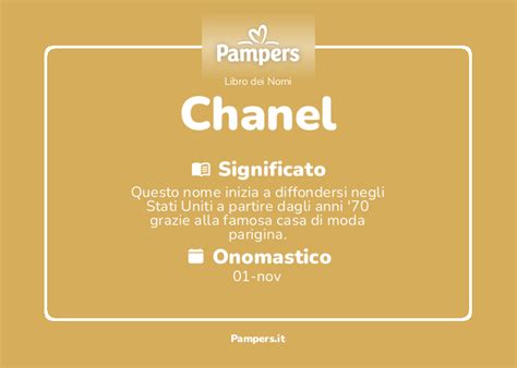 nome chanel significato